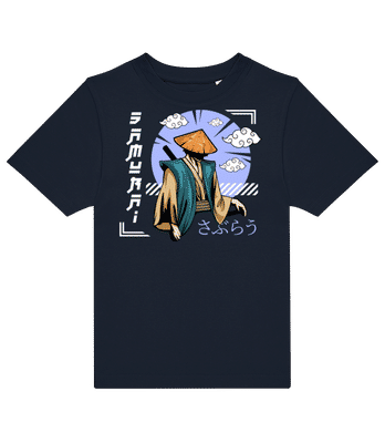 Samurai - Kids B&C T-Shirt - Navy - Front