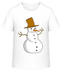 Bonhomme De Neige Avec Chapeau · T-shirt shirtinator Enfant