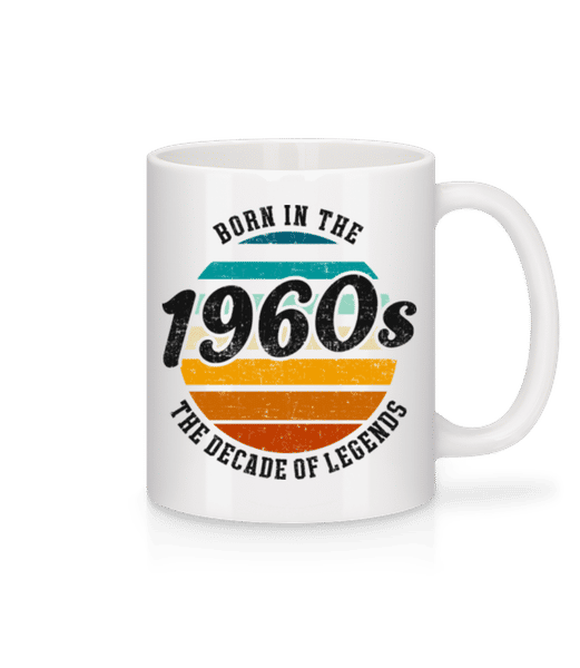 Aperçu: 1960 The Decade Of Legends - Mug en céramique blanc - Blanc - Devant