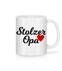 Stolzer Opa - Tasse - Weiß - Vorne