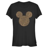 Disney - Mickey Mouse - Mickey Mouse Cheetah Mouse - Women's T-Shirt - Black - Front