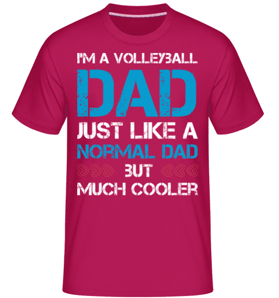 Preview: Volleyball Dad -  Shirtinator Men's T-Shirt - Magenta - Front