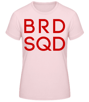 Bride Squad - Frauen Basic T-Shirt - Rosa - Vorne