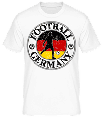 Fußball Deutschland Rundlogo · Männer Basic T-Shirt