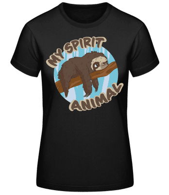 My Spirit Animal - Women's Basic T-Shirt - Black - Front
