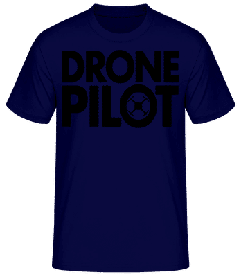drone Pilot - Pánské tričko B&C - Namořnická modrá - Napřed