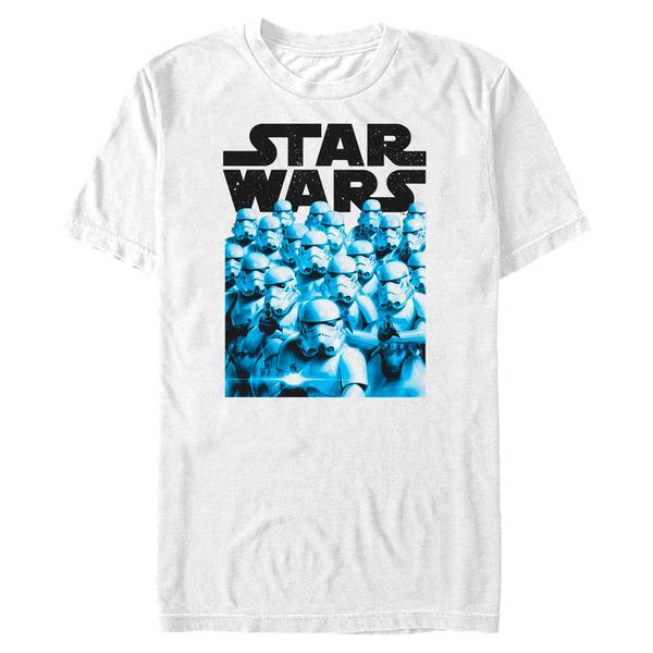 Aperçu: Star Wars - Stormtrooper Battle Brigade - Homme T-shirt - Blanc - Devant