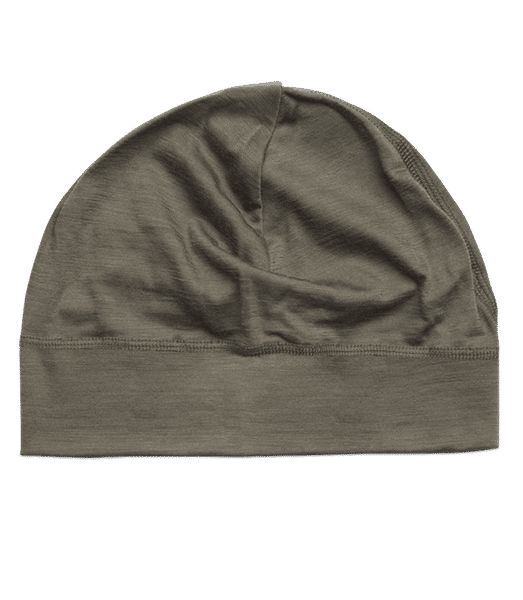 Aperçu: Bonnet en laine mérinos - Olive - Devant