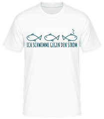 Schwimm Gegen Den Strom · Männer Basic T-Shirt
