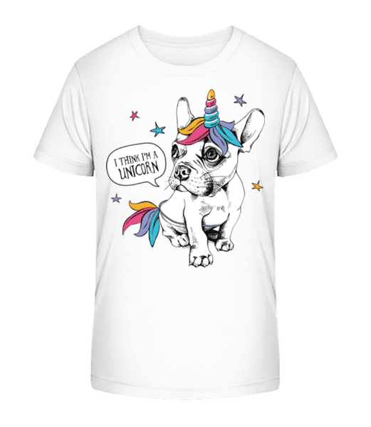 Aperçu: I Am A Unicorn - T-shirt bio Enfant Stanley Stella 2.0 - Blanc - Devant