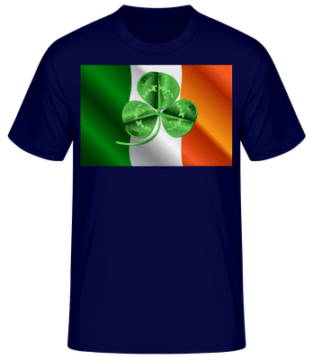 Ireland Flag - T-shirt standard Homme - Bleu marine - Devant