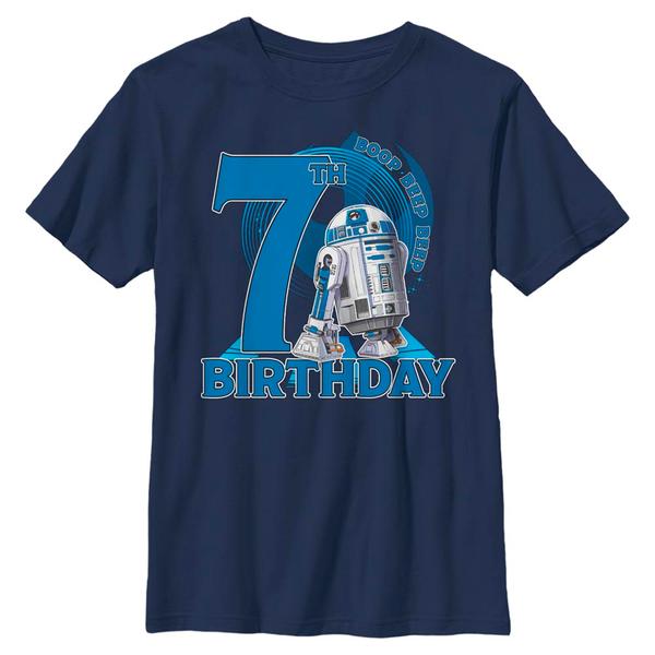 Star Wars - R2-D2 7th Birthday With R2D2 - Birthday - Enfant T-shirt