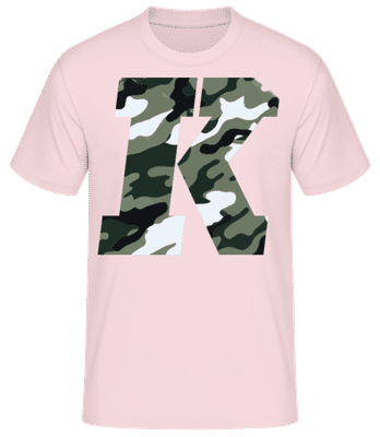 King Camouflage - Men's Basic T-Shirt - Pink - Front