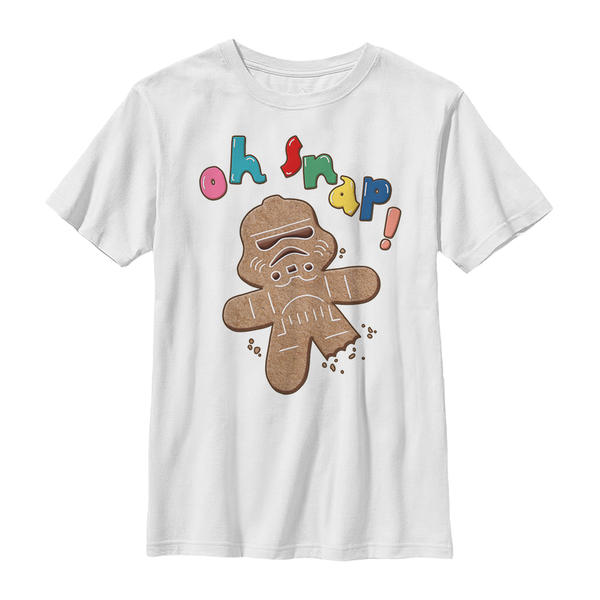 Star Wars - Stormtrooper Storm Trooper Gingerbrad - Christmas - Enfant T-shirt - Blanc - Devant