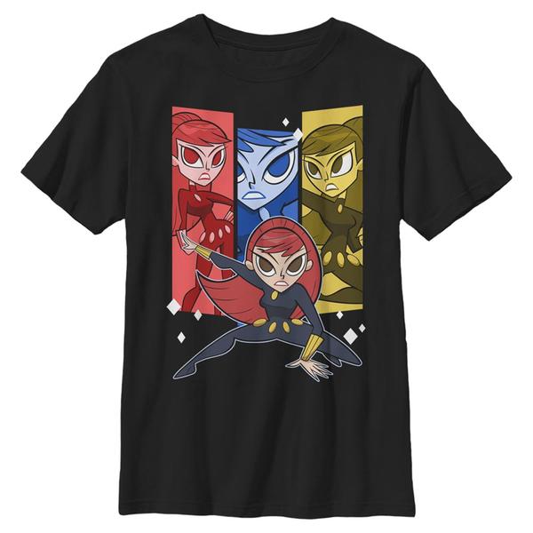 Aperçu: Marvel - Black Widow BlackWidow Trio - Enfant T-shirt - Noir - Devant