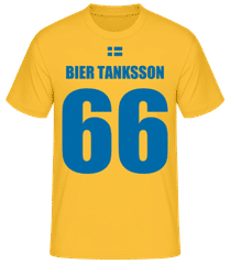 Schweden Fußball Trikot Bier Tanksson · Männer Basic T-Shirt