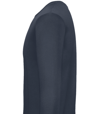 T-shirt manches longues homme B&C - Bleu marine - Gauche