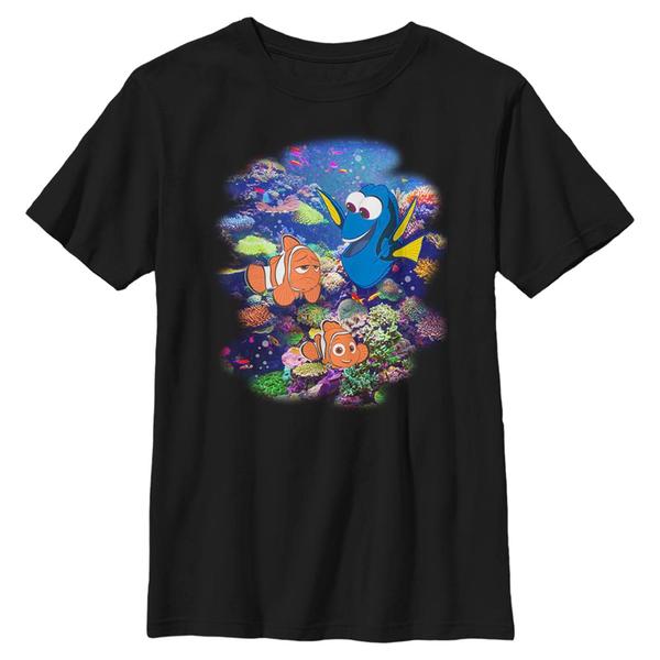 Aperçu: Pixar - Le monde de Dory - Nemo Reef Dory - Enfant T-shirt - Noir - Devant