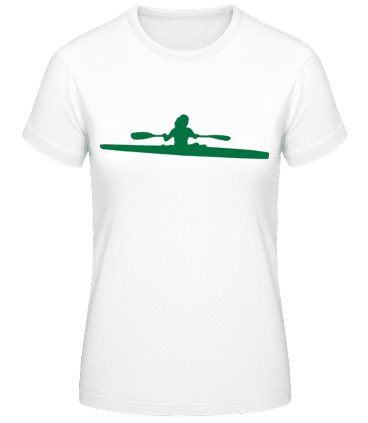 Aperçu: Kayak Shape Green - T-shirt standard Femme - Blanc - Devant