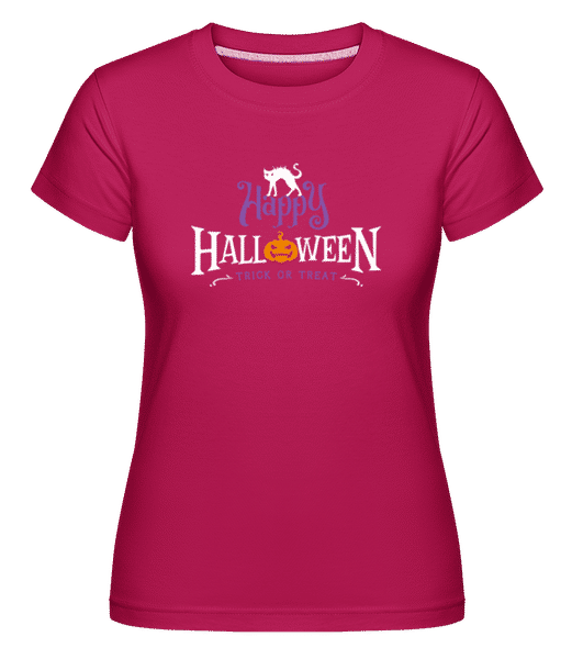 Preview: Happy Halloween 1 -  Shirtinator Women's T-Shirt - Magenta - Front