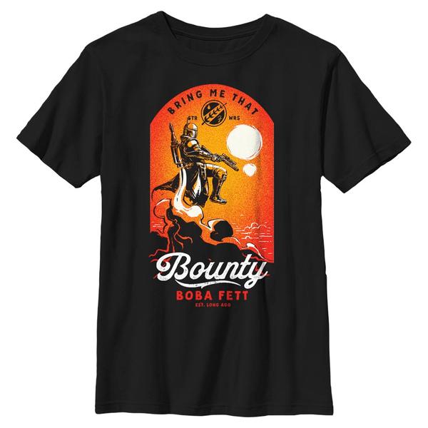 Aperçu: Star Wars - Book of Boba Fett - Boba Fett Bounty Blast - Enfant T-shirt - Noir - Devant