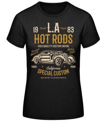 LA Hot Rods - Women's Basic T-Shirt - Black - Front