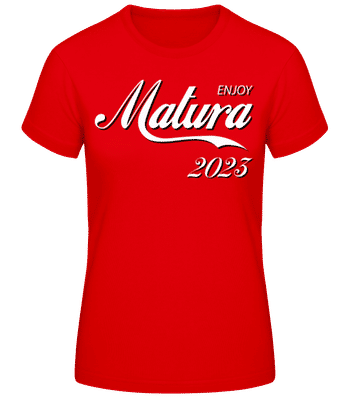 Matura Cola 2024 - Frauen Basic T-Shirt - Rot - Vorne