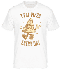 I Eat Pizza Every Day Speaking · Männer Basic T-Shirt