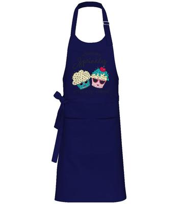 Whatever Sprinkles Your Cup Cake - Tablier professionnel - Bleu marine - Devant