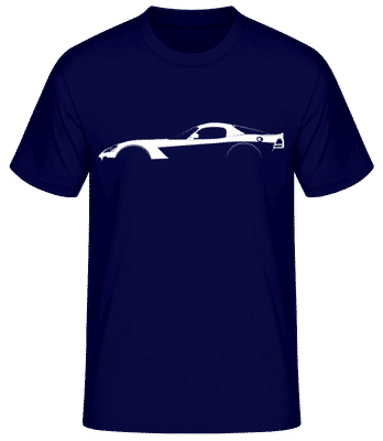 'Dodge Viper ZB I' Silhouette - T-shirt standard Homme - Bleu marine - Devant