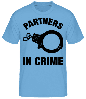 Partners In Crime - Men's Basic T-Shirt - Light blue - Front