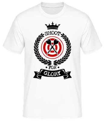 Darts Shoot For Glory - T-shirt standard Homme - Blanc - Devant