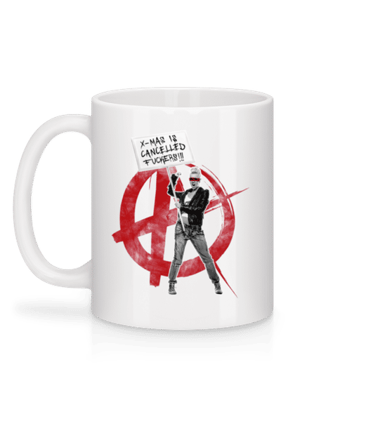 Vorschau: XMas Is Cancelled Fuckers - Tasse - Weiß - Hinten