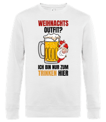 Bin Nur Zum Trinken Hier · Männer Standard Pullover