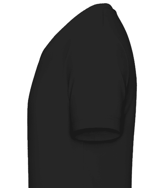 Aperçu: T-shirt col en V Homme - Noir - Gauche