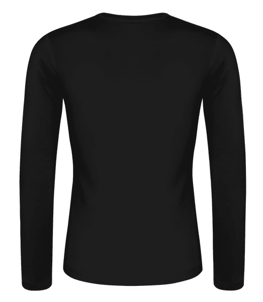 Aperçu: Ugly Ho Ho Ho - T-shirt à manches longues standard Femme - Noir - Derrière