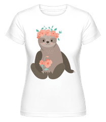 Indolence Avec Des Fleurs ·  T-shirt Shirtinator femme