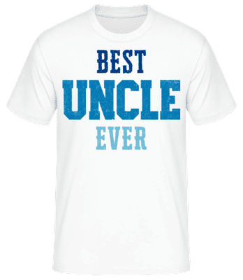 Best Uncle Ever - Pánské basic tričko - Bílá - Napřed
