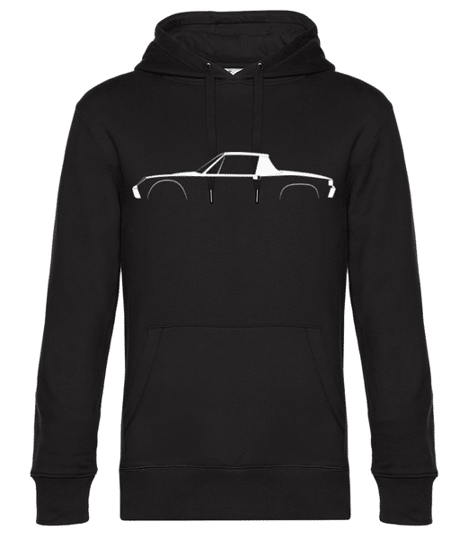 Aperçu: 'Porsche 914' Silhouette - Sweat à capuche premium Unisexe - Noir - Devant