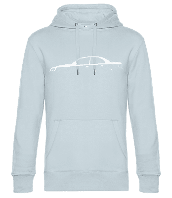 'Opel Omega (B2)' Silhouette - Sweat à capuche standard homme - Bleu clair - Devant