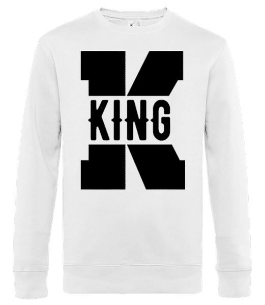 Aperçu: King K - Sweat-shirt standard pour homme - Blanc - Devant