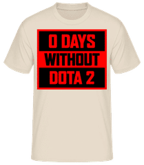 Zero Days Without Dota 2 · Männer Basic T-Shirt