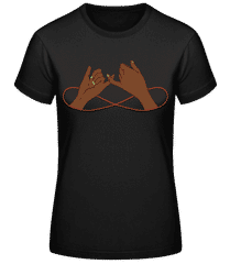 BFF Fingerschwur Black · Frauen Basic T-Shirt
