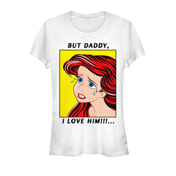 Preview: Disney - The Little Mermaid - Malá mořská víla Crybaby Zoom - Women's T-Shirt - White - Front