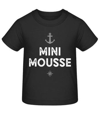 Mini Mousse - T-shirt Bébé - Noir - Devant