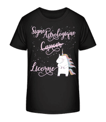 Signe Astrologique Licorne Cancer · T-shirt bio Enfant Stanley Stella 2.0