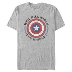 Marvel - Falcon et le soldat de l'hiver - Logo Wield Shield - Homme T-shirt