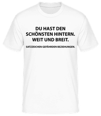 Satzzeichen Gefährden Beziehungen · Männer T-Shirt B&C