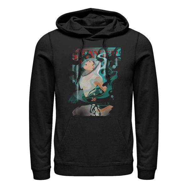 Aperçu: Netflix - Stranger Things - Eleven & Demogorgon Upside Down Eleven - Unisex Sweat à capuche - Noir - Devant