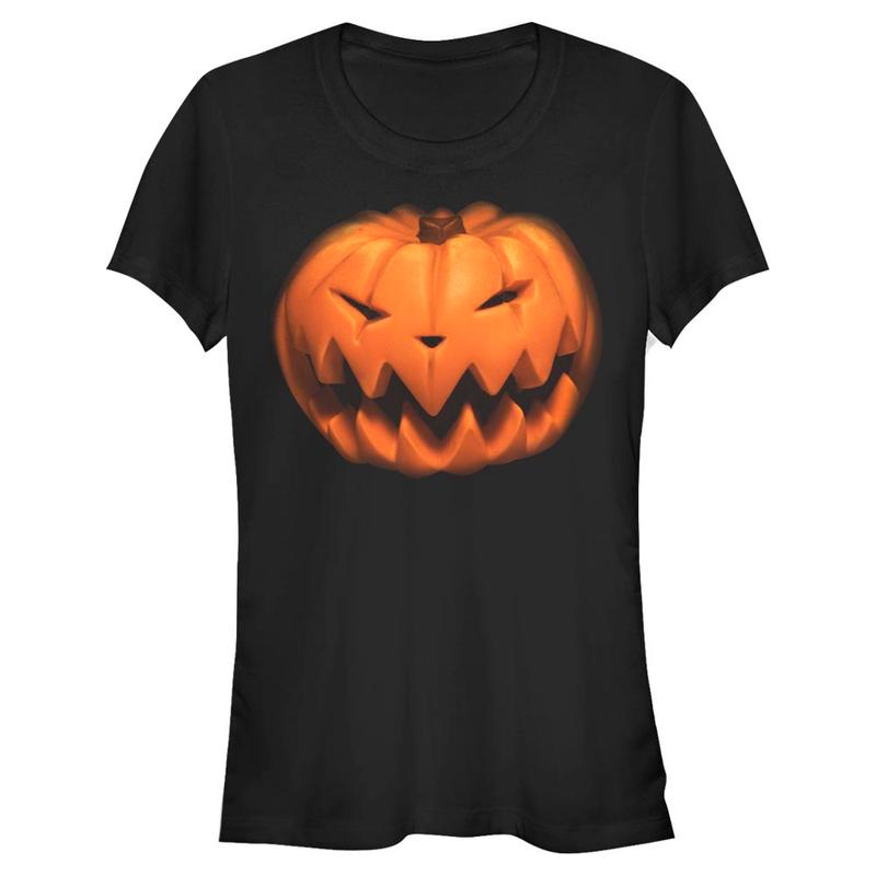Preview: Disney Classics - Nightmare Before Christmas - Jack Pumpkin King - Halloween - Women's T-Shirt - Black - Front
